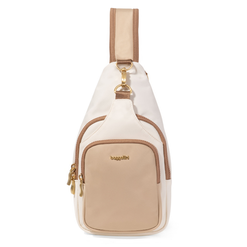 Baggallini Central Park Sling – Desert Sand Multi