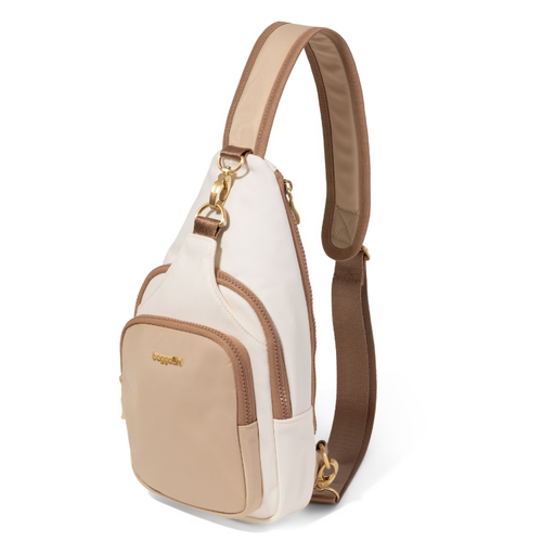 Baggallini Central Park Sling – Desert Sand Multi