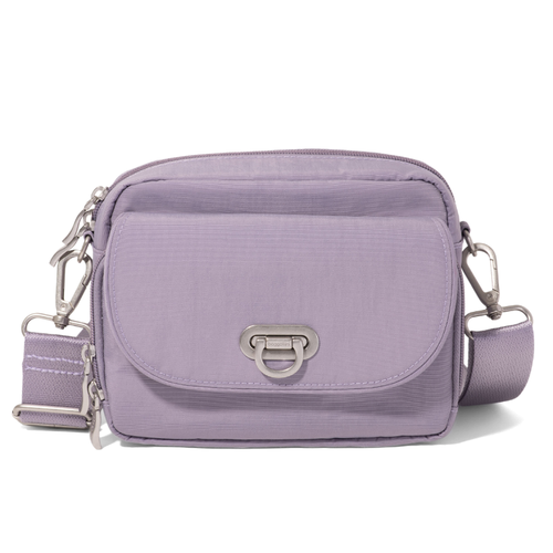 Baggallini Coastal Flip Lock Camera Bag - Lilac