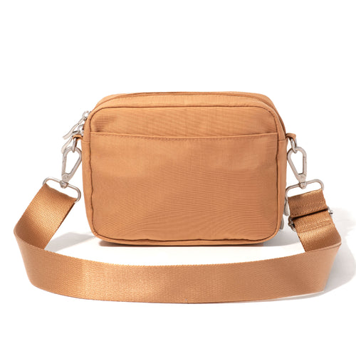 Baggallini Coastal Flip Lock Crossbody - Acorn