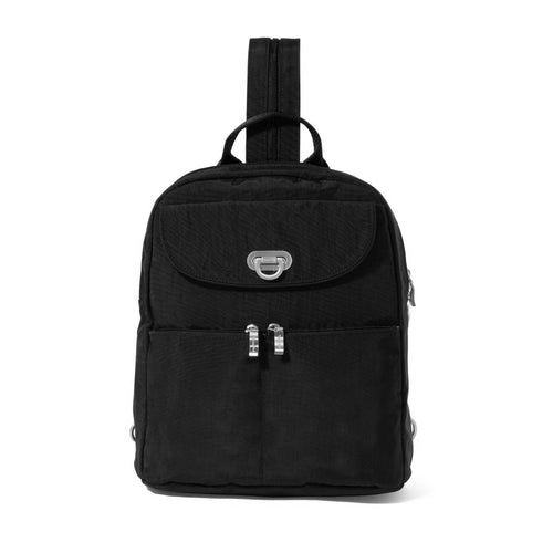 Baggallini Coastal Flip Lock Day Pack - Black