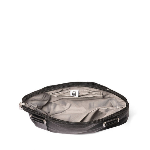 Baggallini Coastal Flip Lock Mini Crossbody - Black
