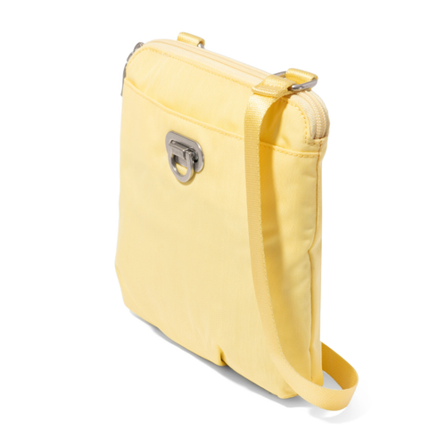 Baggallini Coastal Flip Lock Mini Crossbody - Butter Yellow