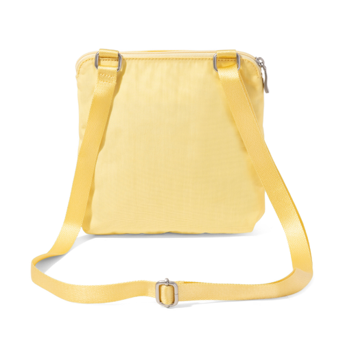 Baggallini Coastal Flip Lock Mini Crossbody - Butter Yellow