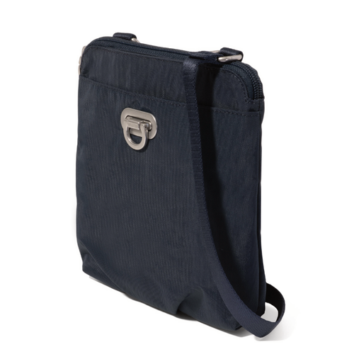 Baggallini Coastal Flip Lock Mini Crossbody - French Navy