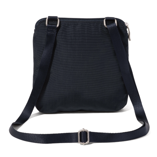 Baggallini Coastal Flip Lock Mini Crossbody - French Navy