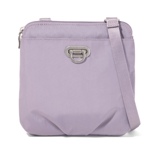 Baggallini Coastal Flip Lock Mini Crossbody - Lilac