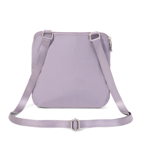 Baggallini Coastal Flip Lock Mini Crossbody - Lilac