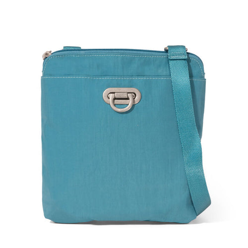 Baggallini Coastal Flip Lock Mini Crossbody - Seaside Blue