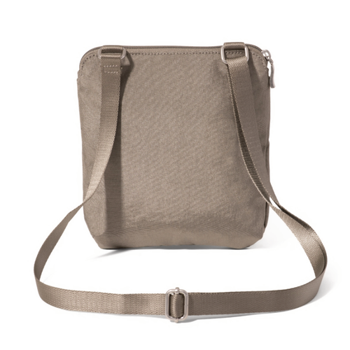 Baggallini Coastal Flip Lock Mini Crossbody - Sterling Shimmer