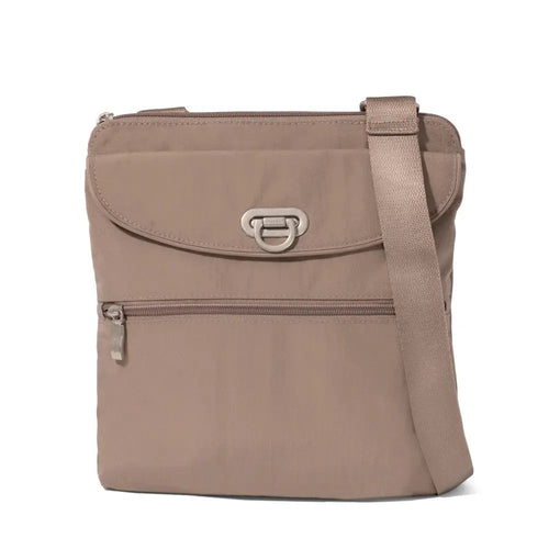 Baggallini Coastal Flip Lock Slim Crossbody - Moonrock