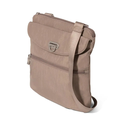 Baggallini Coastal Flip Lock Slim Crossbody - Moonrock