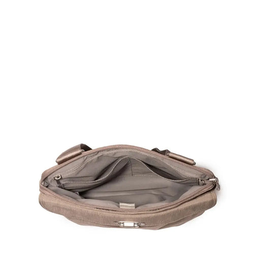 Baggallini Coastal Flip Lock Slim Crossbody - Moonrock