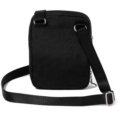 Baggallini Coastal Flip Lock Venture Crossbody - Black