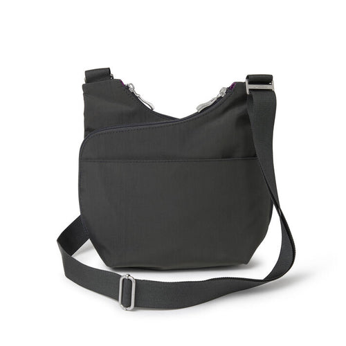 Baggallini Criss Cross Crossbody - Charcoal