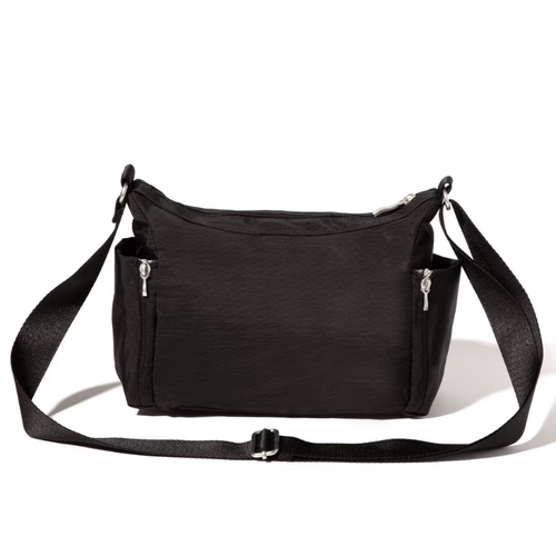 Baggallini Crosstown Hobo Crossbody - Black