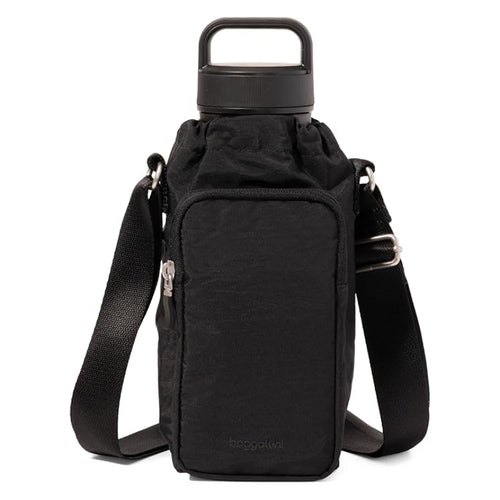Baggallini Everyday Water Bottle Crossbody - Black