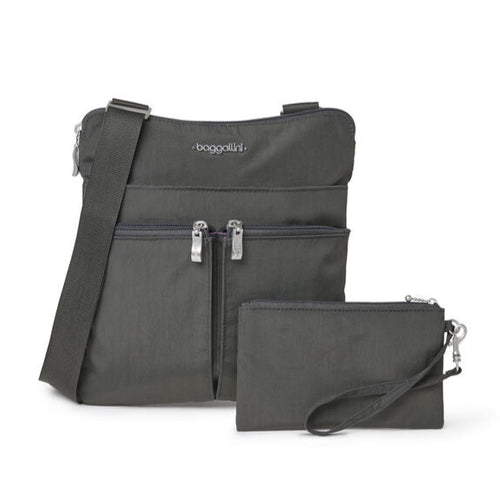 Baggallini Horizon Crossbody - Charcoal