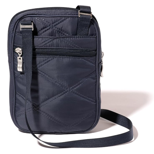 Baggallini Journey Crossbody - French Navy Quilt