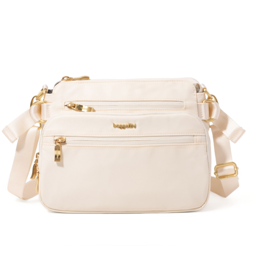 Baggallini Marais Crossbody – Coconut Twill