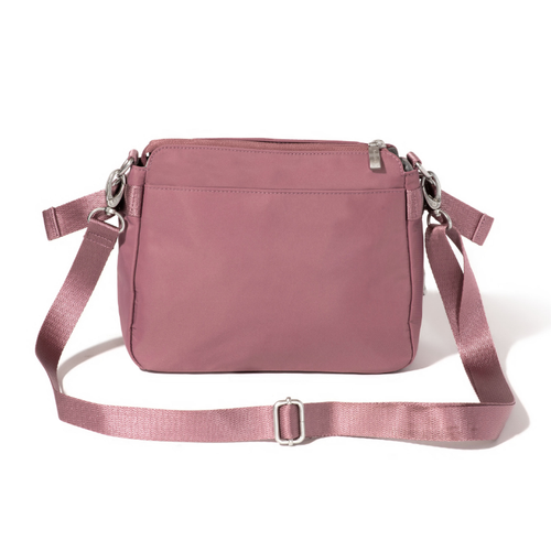 Baggallini Marais Crossbody – Mauve Twill