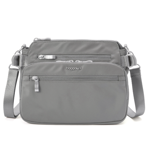 Baggallini Marais Crossbody – Opal Grey Twill