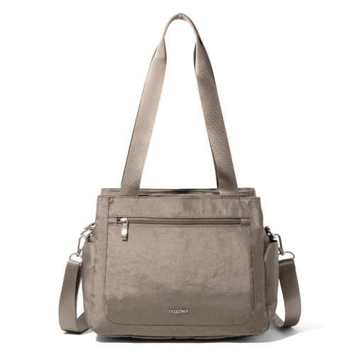 Baggallini Modern All Time Satchel - Sterling Shimmer