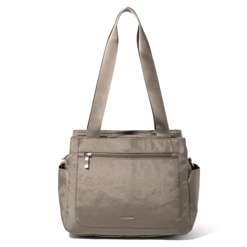 Baggallini Modern All Time Satchel - Sterling Shimmer