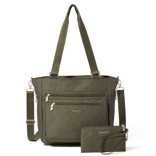 Baggallini Modern Everyday Shopper - Olive Heritage