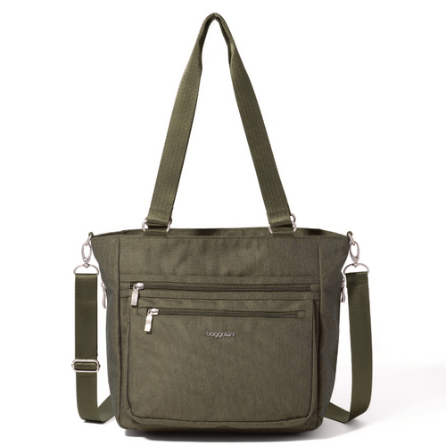 Baggallini Modern Everyday Shopper - Olive Heritage