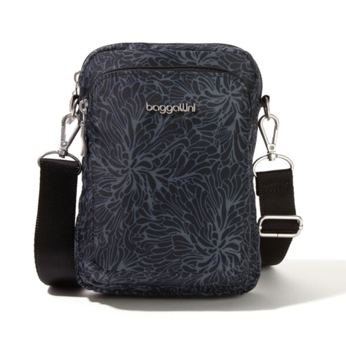 Baggallini Modern Everywhere Explorer Crossbody – Midnight Blossom