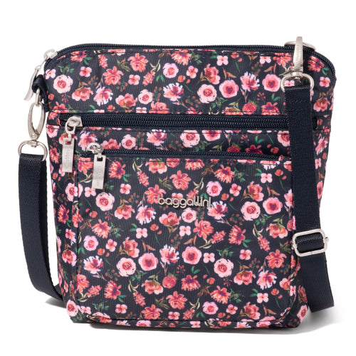 Baggallini Modern Pocket Crossbody - Autumn Peony