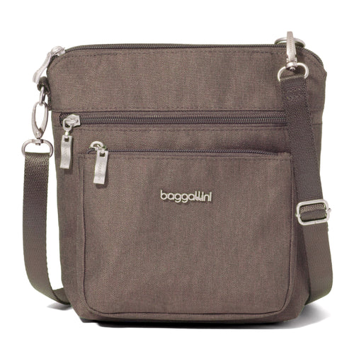 Baggallini Modern Pocket Crossbody - Dark Umber Heritage