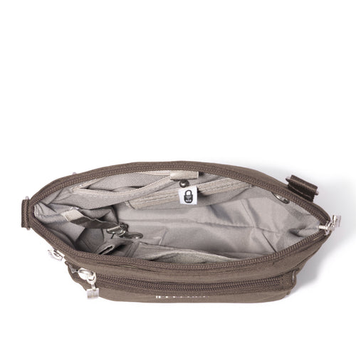 Baggallini Modern Pocket Crossbody - Dark Umber Heritage