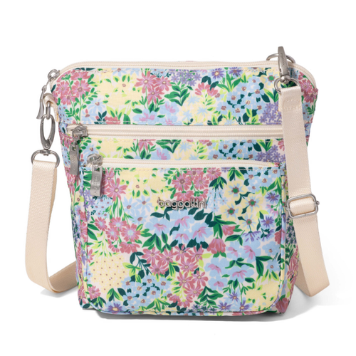 Baggallini Modern Pocket Crossbody - Meadow Print