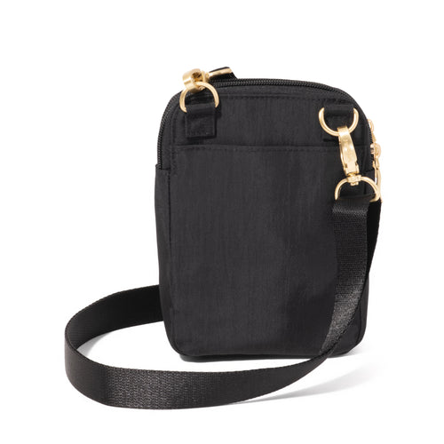 Baggallini Modern Take 2 Crossbody - Black With Gold Hardware