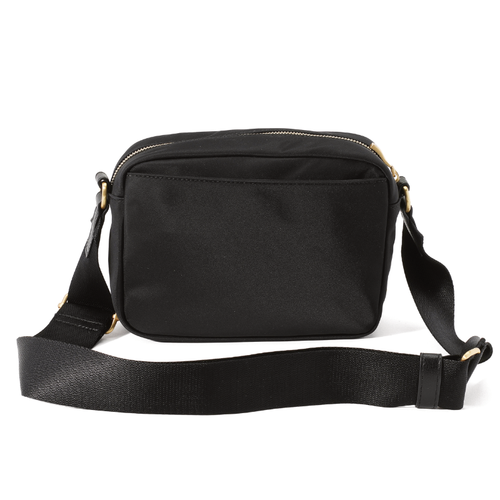 Baggallini Mott Crossbody - Black Twill with Gold Hardware