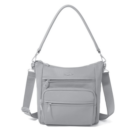 Baggallini Nolita Convertible Crossbody - Opal Grey Twill