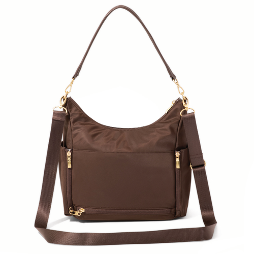 Baggallini Nolita Convertible Hobo - Ganache Twill
