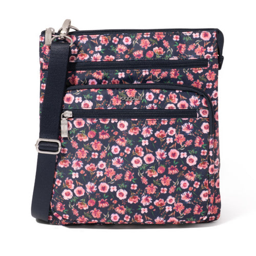 Baggallini Out and About Crossbody - Autumn Peony