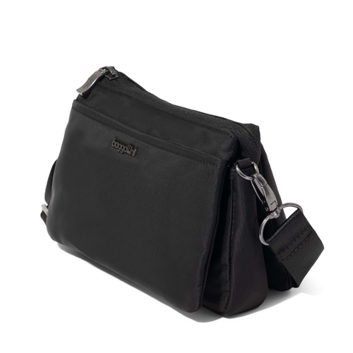 Baggallini Perry Crossbody - Black Twill