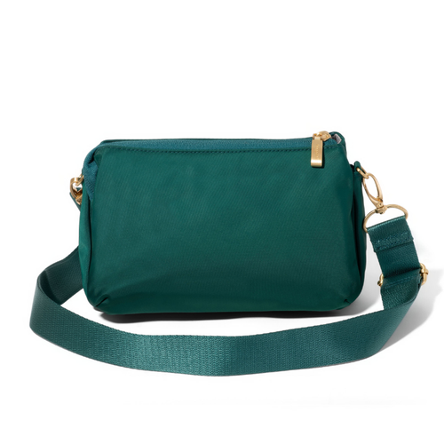 Baggallini Perry Crossbody - Jade Woven Twill