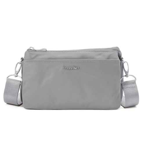 Baggallini Perry Crossbody - Opal Grey Twill