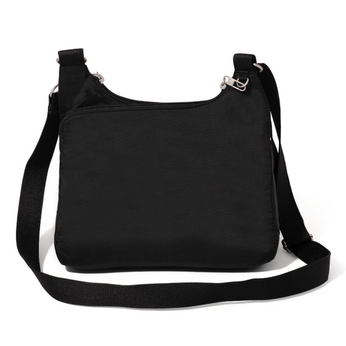 Baggallini Securtex Anti-Theft Crossover Crossbody Bag - Black