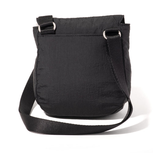 Baggallini Swift Flap Mini Crossbody - B-Lite Black