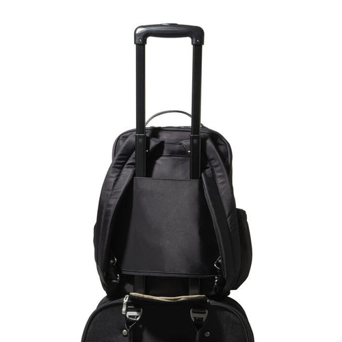 Baggallini Tribeca Expandable Laptop Backpack - Black Twill