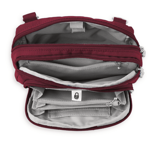 Baggallini Trifecta Wallet Crossbody - Jam