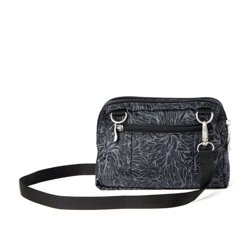 Baggallini Trifecta Wallet Crossbody - Midnight Blossom
