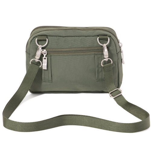 Baggallini Trifecta Wallet Crossbody - Thyme