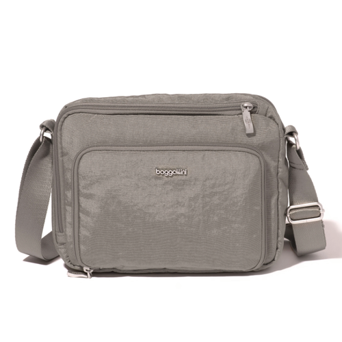 Baggallini True Classic Camera Crossbody - Sterling Shimmer